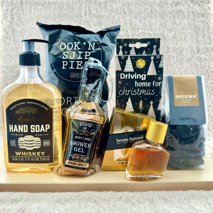Kerst Heren •Cadeaupakket Whiskey•