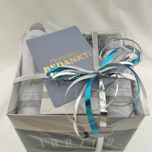 Bedankt •Cadeaupakket Heren• Janzen Grey04