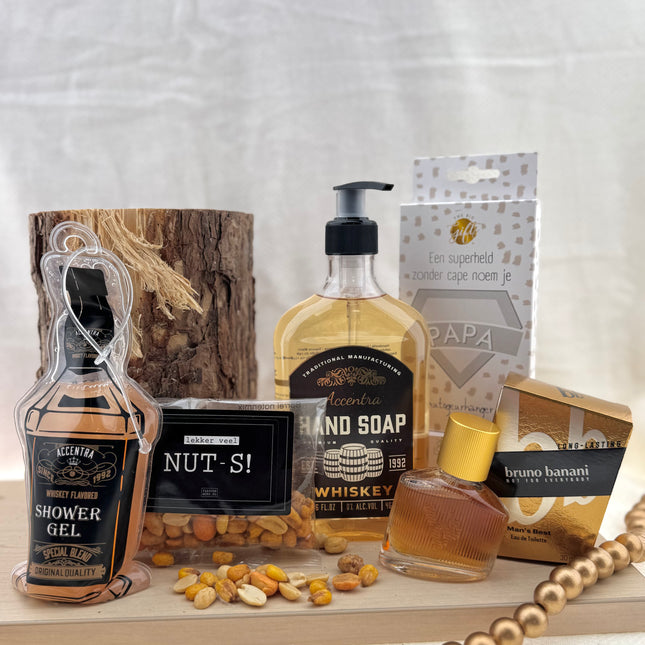 Vaderdag • Cadeaupakket Fakkel• Whiskey Moments