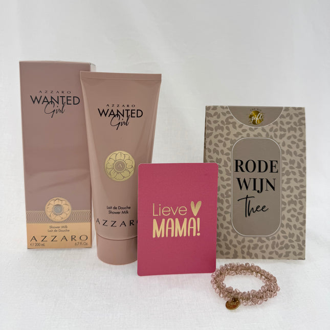 Moederdag •Cadeaupakket Dames• Rode Wijn Thee Azzaro