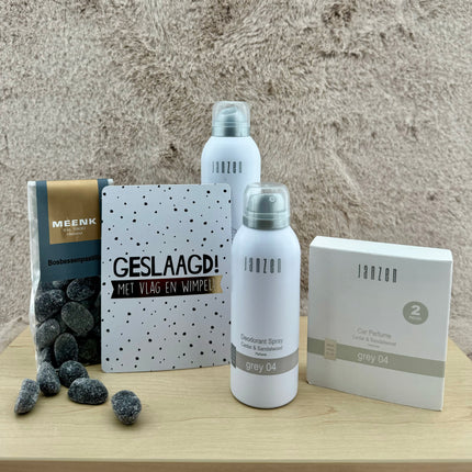 Geslaagd Heren •Cadeaupakket Janzen Grey•