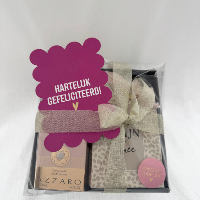 Verjaardag •Cadeaupakket Dames• Rode Wijn Thee Azzaro