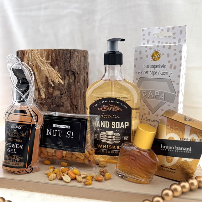 Vaderdag • Cadeaupakket Fakkel• Whiskey Moments