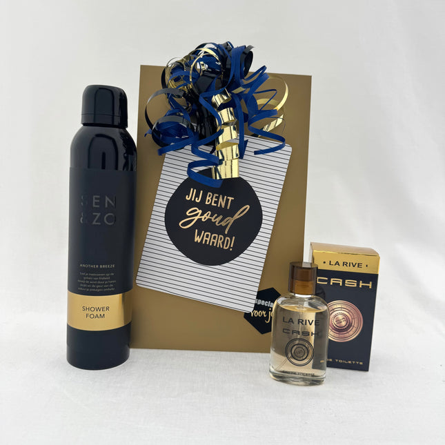 Valentijn •Cadeaupakket Heren• Sen&Zo Gold