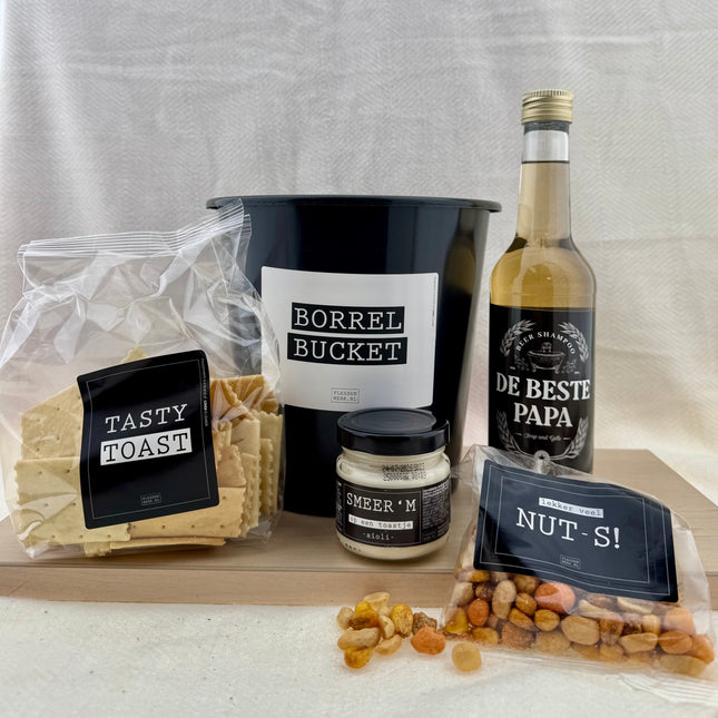 Vaderdag • Cadeauemmer Borrel • Voor de echte bourgondiche Papa