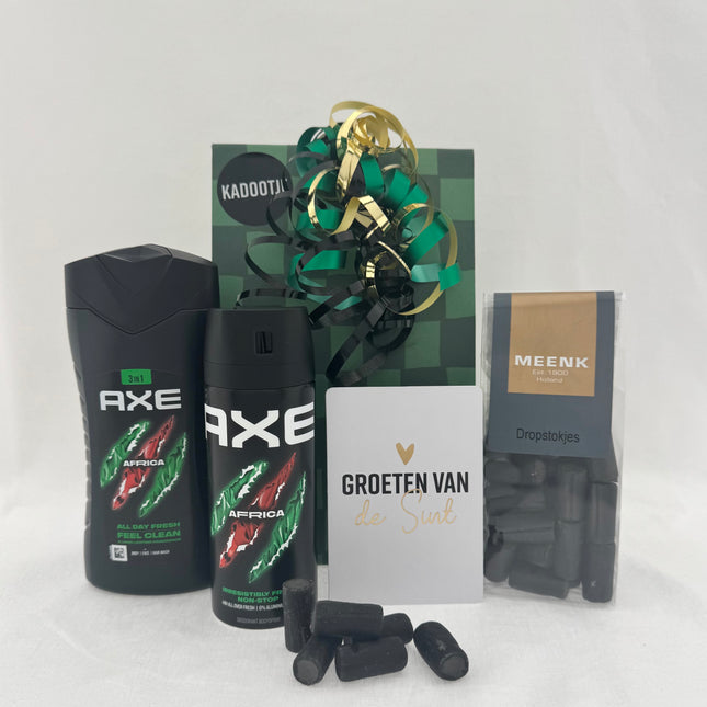 Sinterklaas •Cadeaupakket Heren• Axe Africa