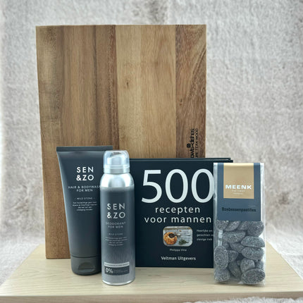 Heren •Cadeaupakket kookboek•