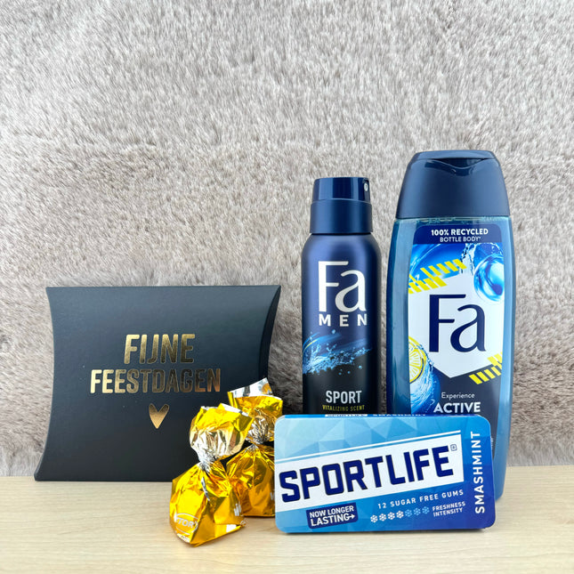 Heren •Cadeaupakket Sportmoment•