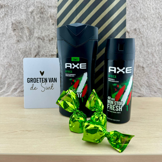 Sinterklaas Heren •Cadeaupakket Axe Africa•