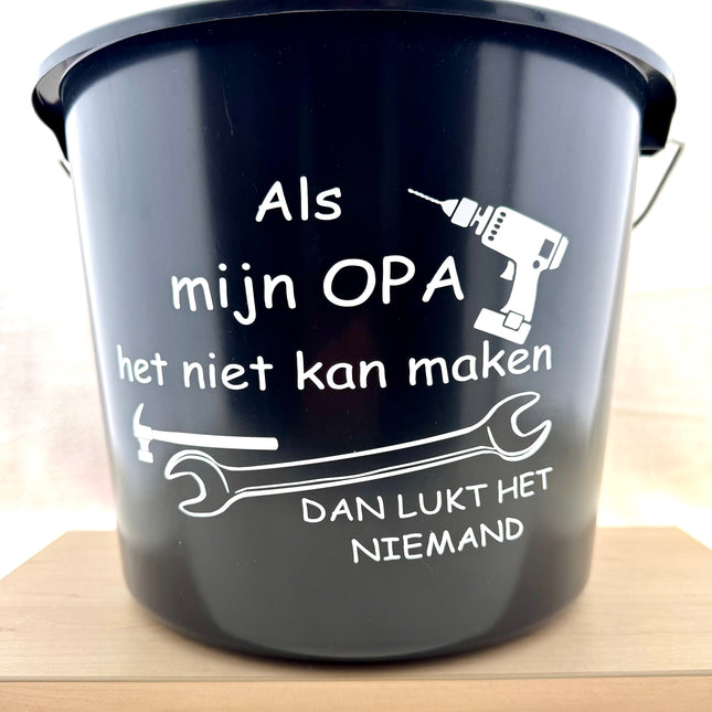Vaderdag• Opa •Cadeaupakket Klusemmer• Als mijn Opa het niet kan maken..
