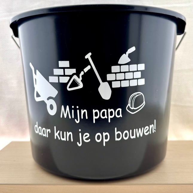 Vaderdag•Cadeaupakket Klusemmer• Mijn papa daar kun je op bouwen..