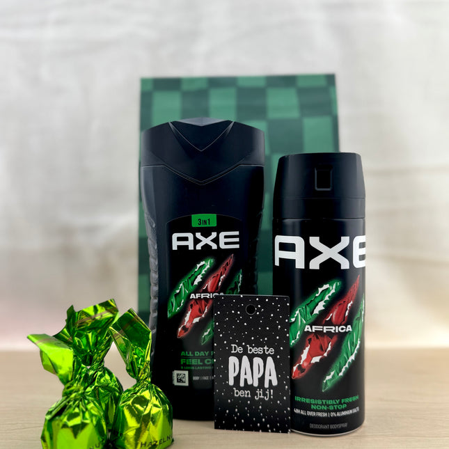 Vaderdag•Cadeaupakket Axe• Africa Fresh