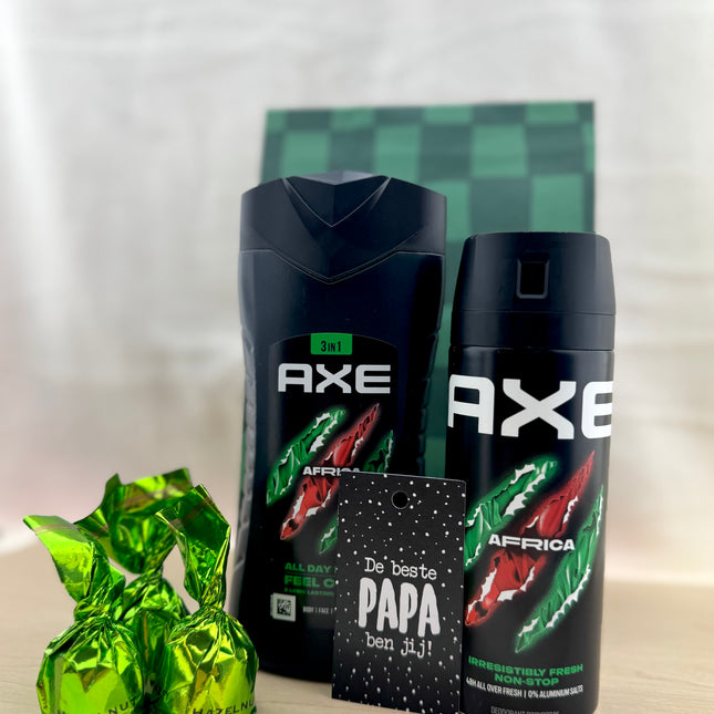 Vaderdag•Cadeaupakket Axe• Africa Fresh