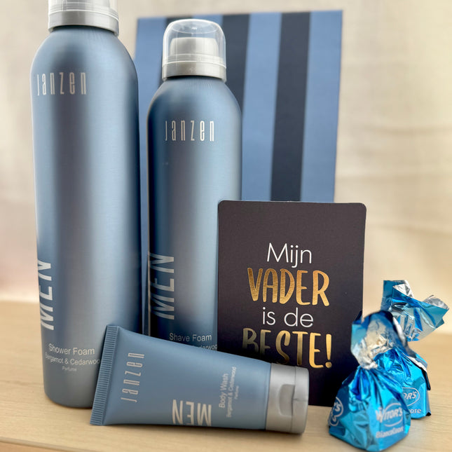 Vaderdag •Cadeaupakket Janzen• Janzen MEN  Bergamot & Cedarwood