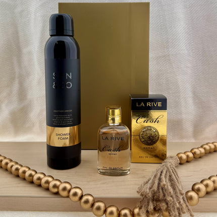 Dames •Cadeaupakket Sen&zo Gold•Verjaardag