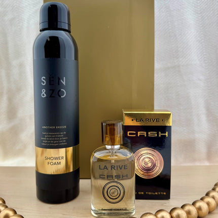 Heren •Cadeaupakket Sen&zo Gold•Verjaardag