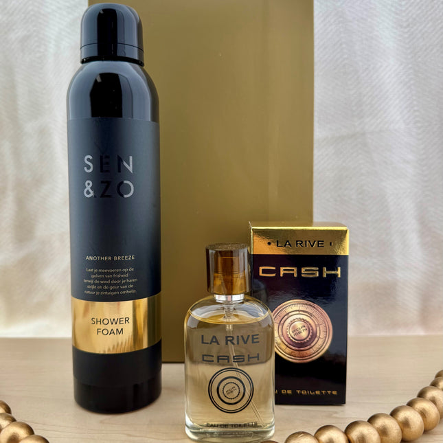 Heren •Cadeaupakket Sen&zo Gold•Verjaardag